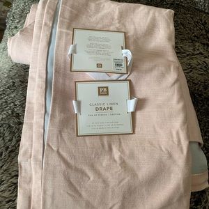 Pottery Barn Teen Classic Linen Drape 94”
